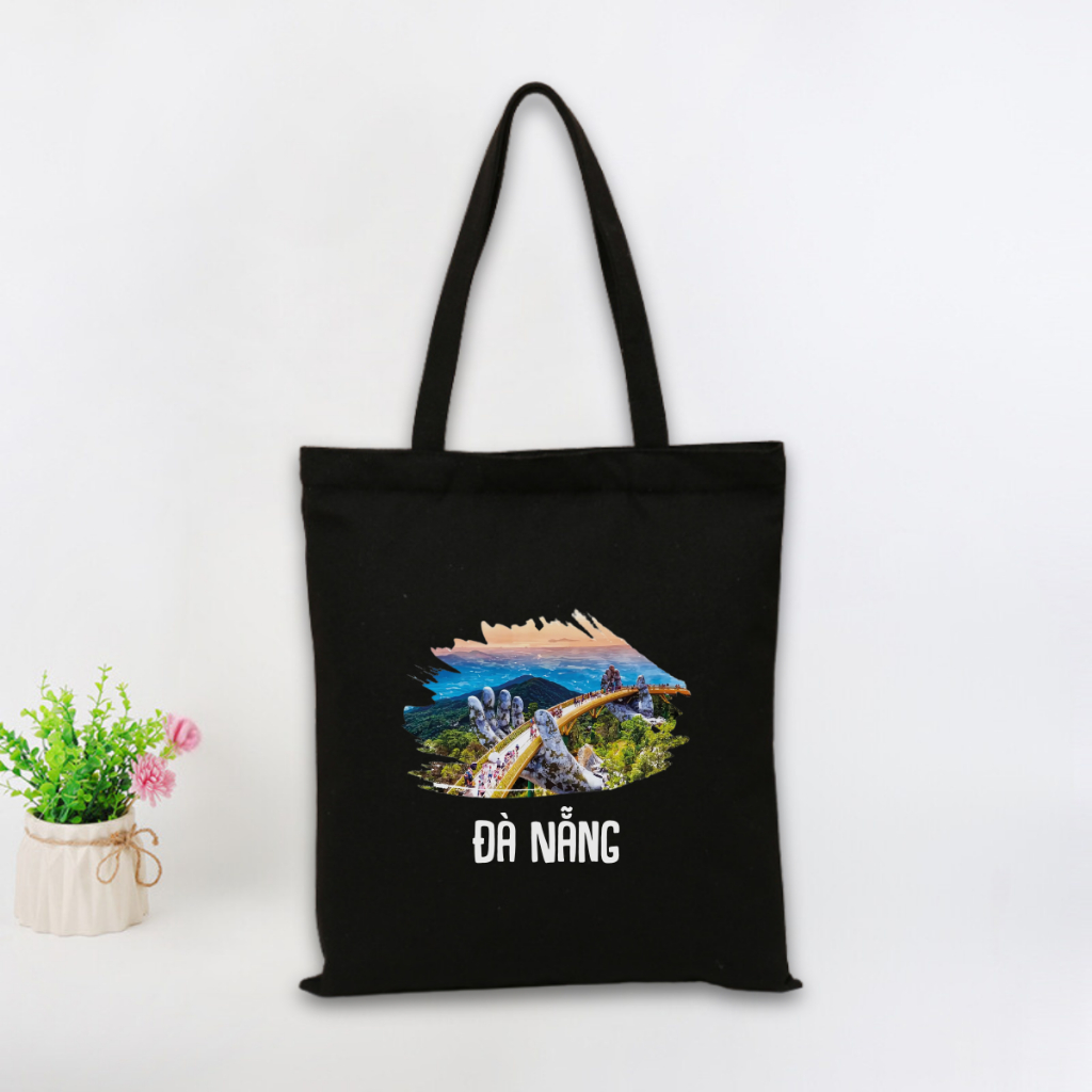 Túi tote vải canvas BST Tôi yêu Việt Nam có khoá kéo và ngăn phụ đi học, đi chơi - 𝐖𝐞 𝐓𝐞𝐞 TOTE10_thumbnail_17