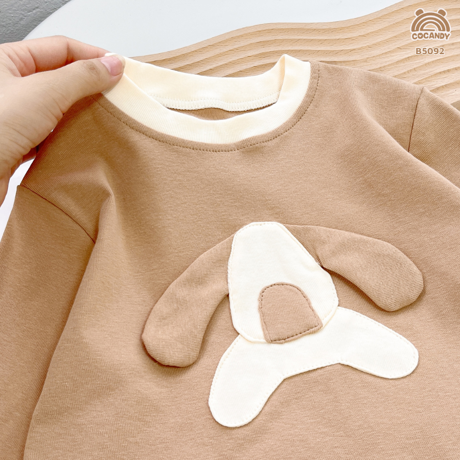 Bộ dài NÂU NHẠT họa tiết cún nâu_thumbnail_2