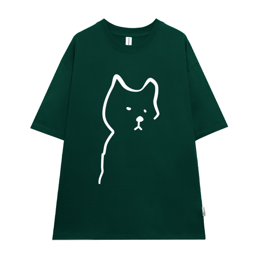 Áo thun cặp đôi couple đáng yêu from rộng ATD1371 Miucho vải cotton cổ tròn in artwork_thumbnail_7