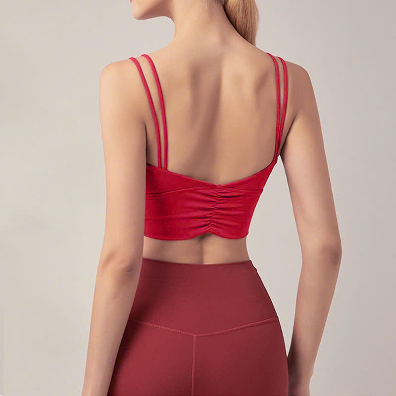 Áo Lót Thể Thao Tập Gym Yoga Nữ Yumiisport Áo Bra Hai Dây Cài Khoá Nâng Ngực Không Gọng Vải Co Giãn Thoáng Mát Sẵn Mút_thumbnail_11