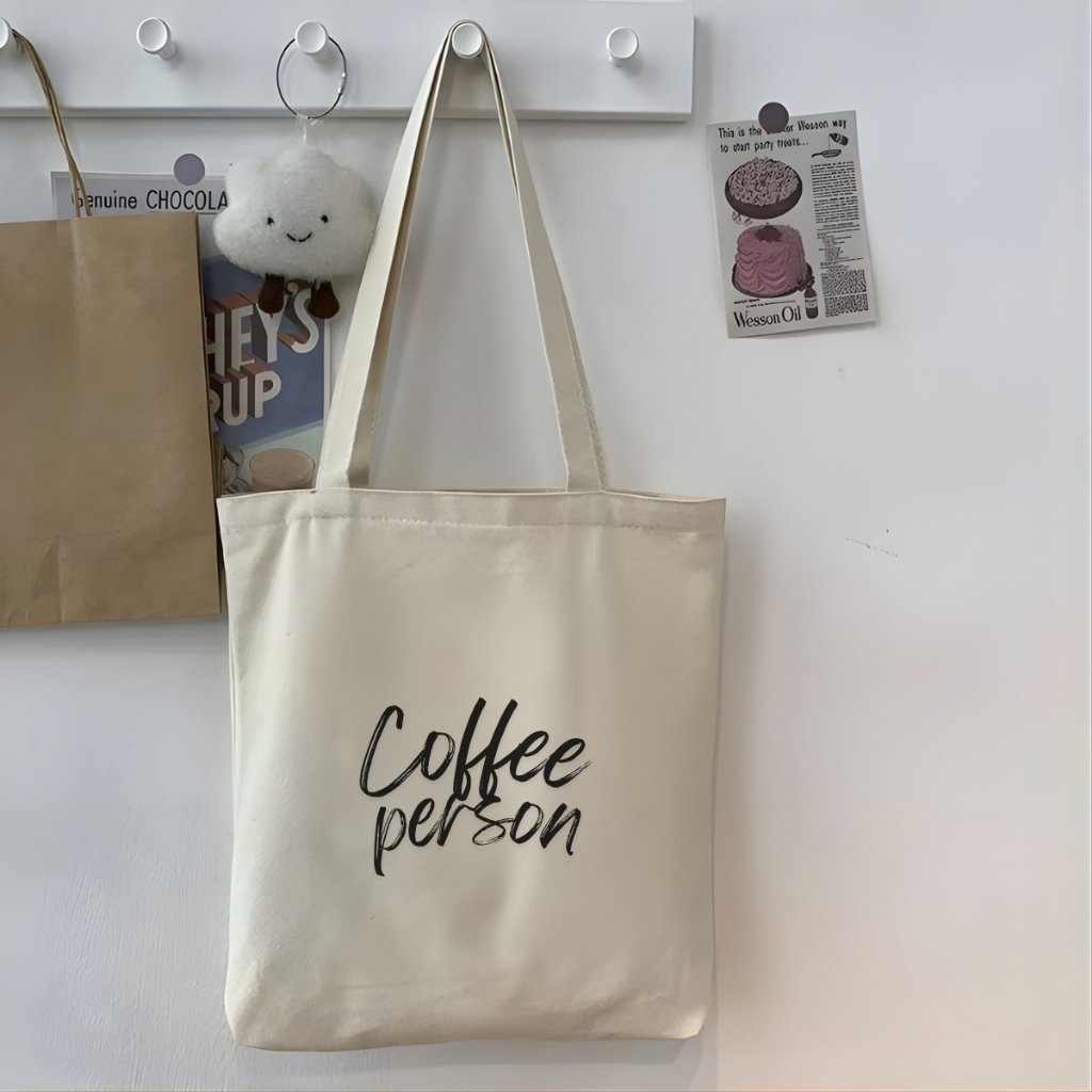 Túi tote vải canvas đeo vai, có khóa kéo và ngăn phụ hình thời trang WE TEE - WTU06_thumbnail_17