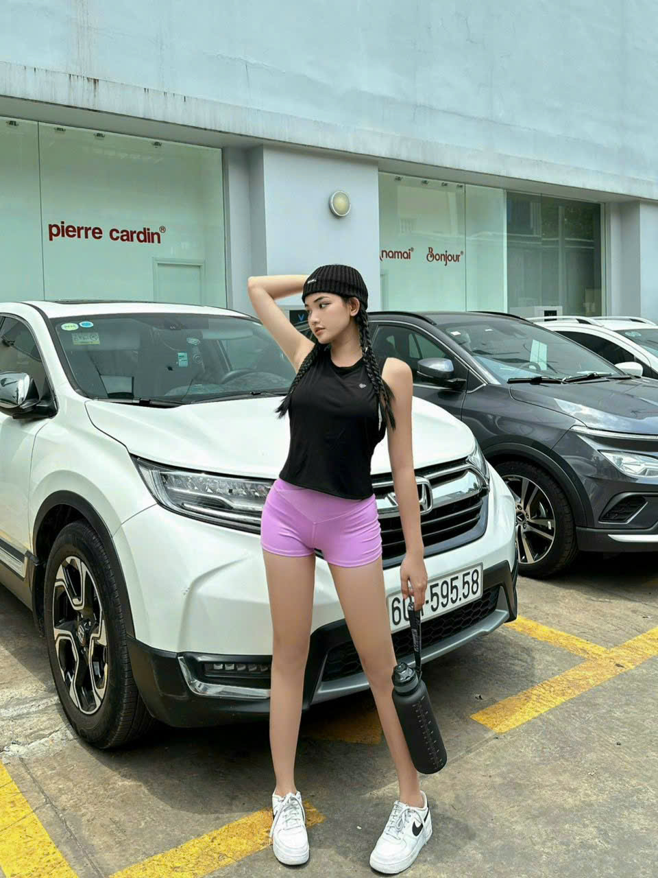 Áo Tanktop Thể Thao Nữ Ba Lỗ Cột Dây Form Rộng