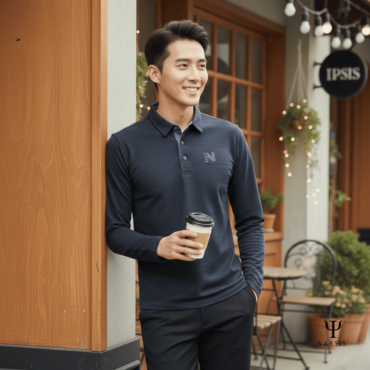 ÁO POLO CÓ CỔ NAM D0031 NARSIS CHẤT LIỆU THOÁNG MÁT, DỄ CHỊU, THOẢI MÁI CẢ NGÀY, DỄ VẬN ĐỘNG