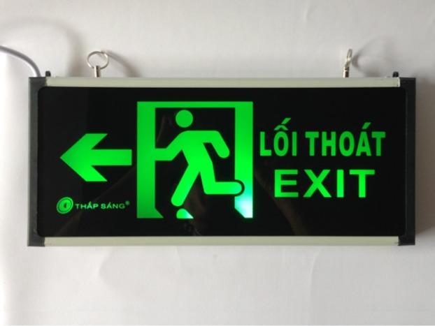 Đèn exit lối thoát 2 mặt - chỉ 1 hướng Shengli