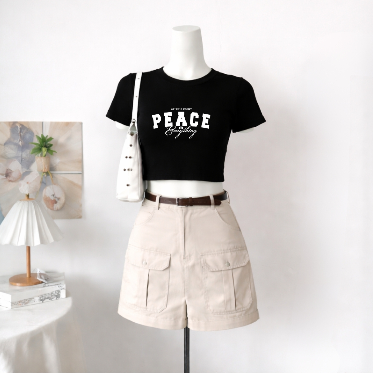 Áo croptop nữ chữ PEACH Everything dáng ôm chất thun cotton local brand WETEE - WC1166_thumbnail_3