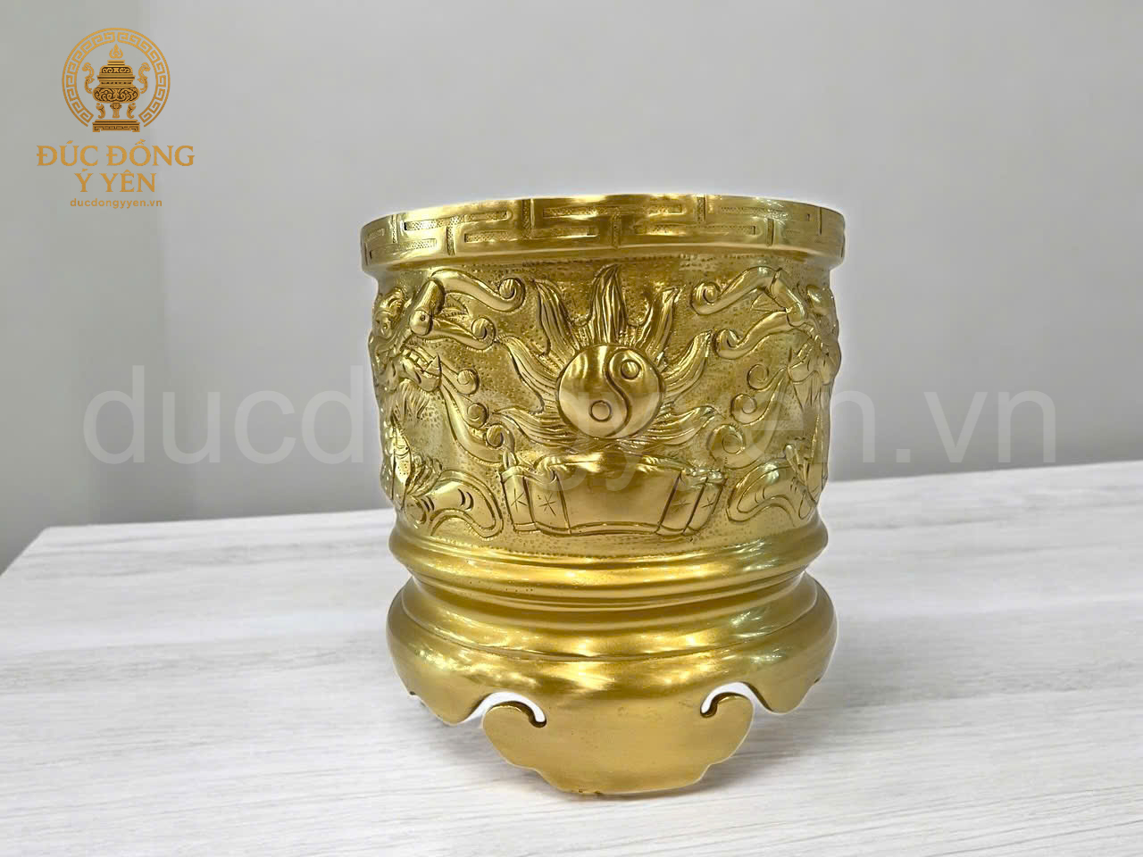 Bát hương rồng nổi đúc đồng cát tút _thumbnail_1
