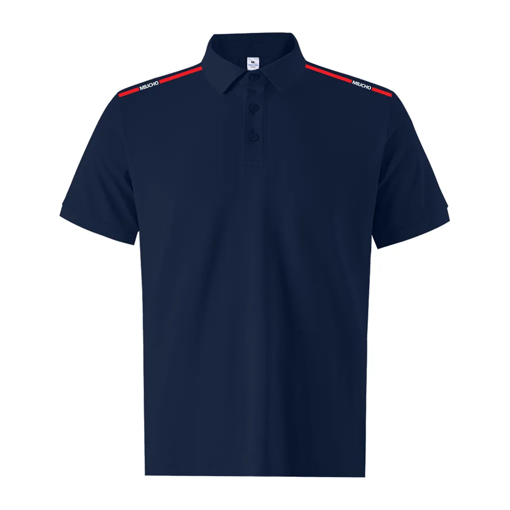 Áo polo nam phong cách basic PLCSD2456 Miucho Iconic vải cá sâu đứng form thoáng mát cổ tròn in mix_thumbnail_11