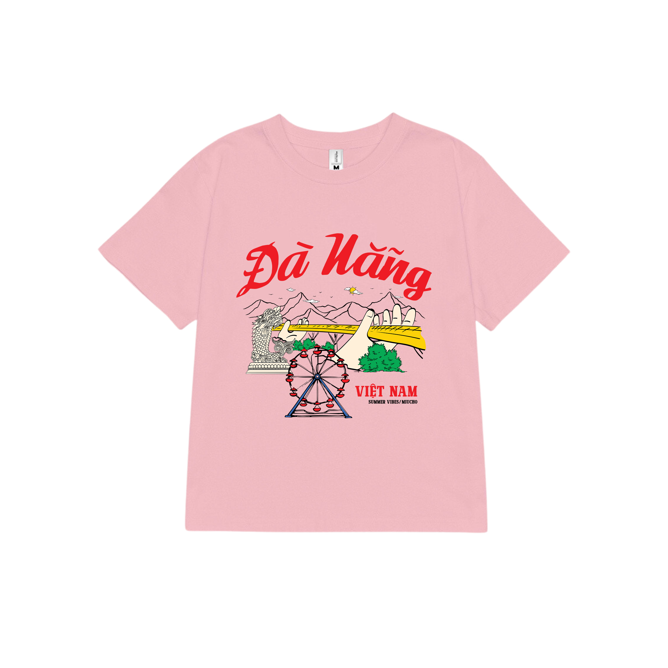 Áo thun baby tee form ôm xinh xắn ABD1278 Miucho tay ngắn cổ tròn in hình Đà Nẵng_thumbnail_18