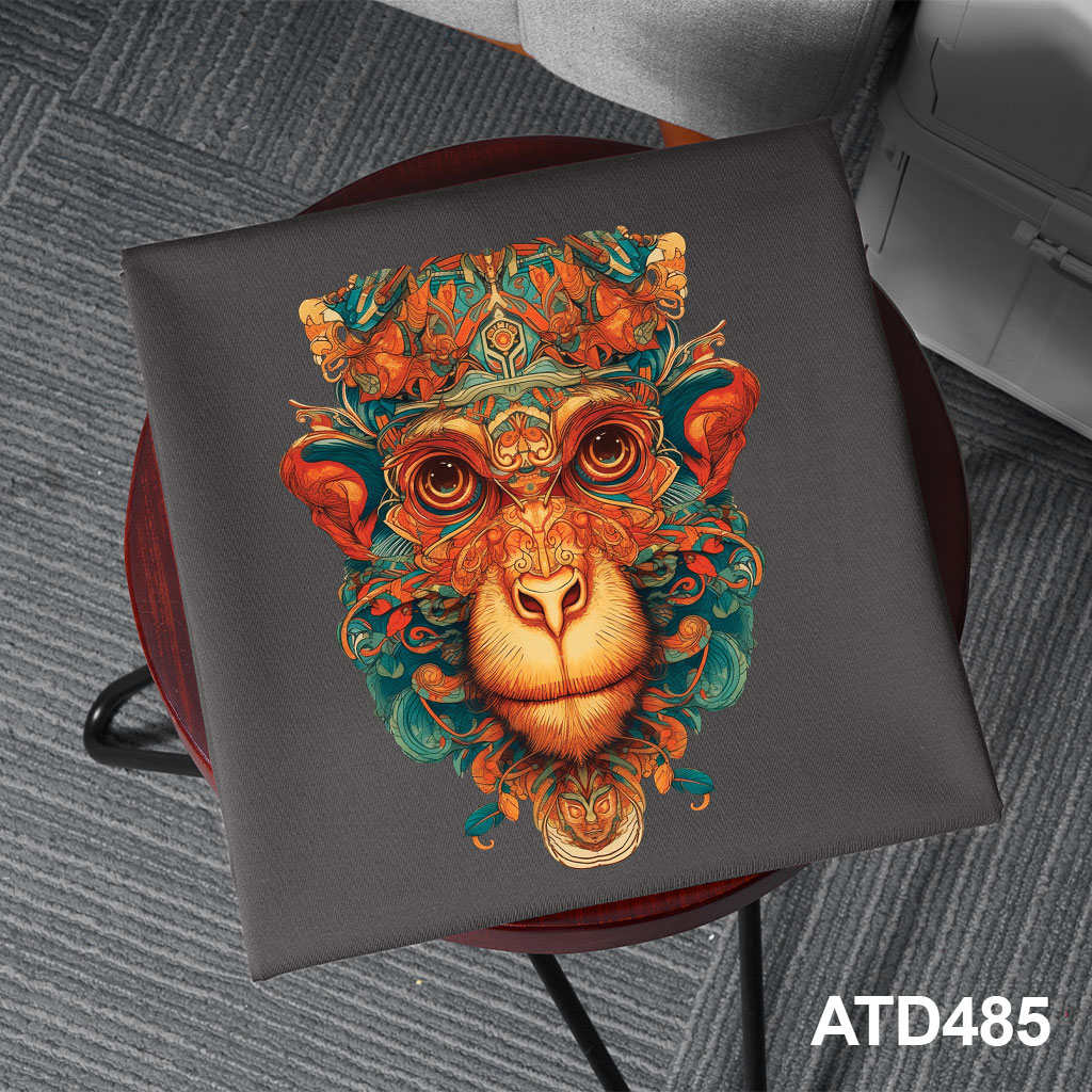 Áo thun nam form rộng ATD485 12 con giáp tuổi thân ( tuổi khỉ) Miucho Iconic cotton cổ tròn in graphic_thumbnail_5