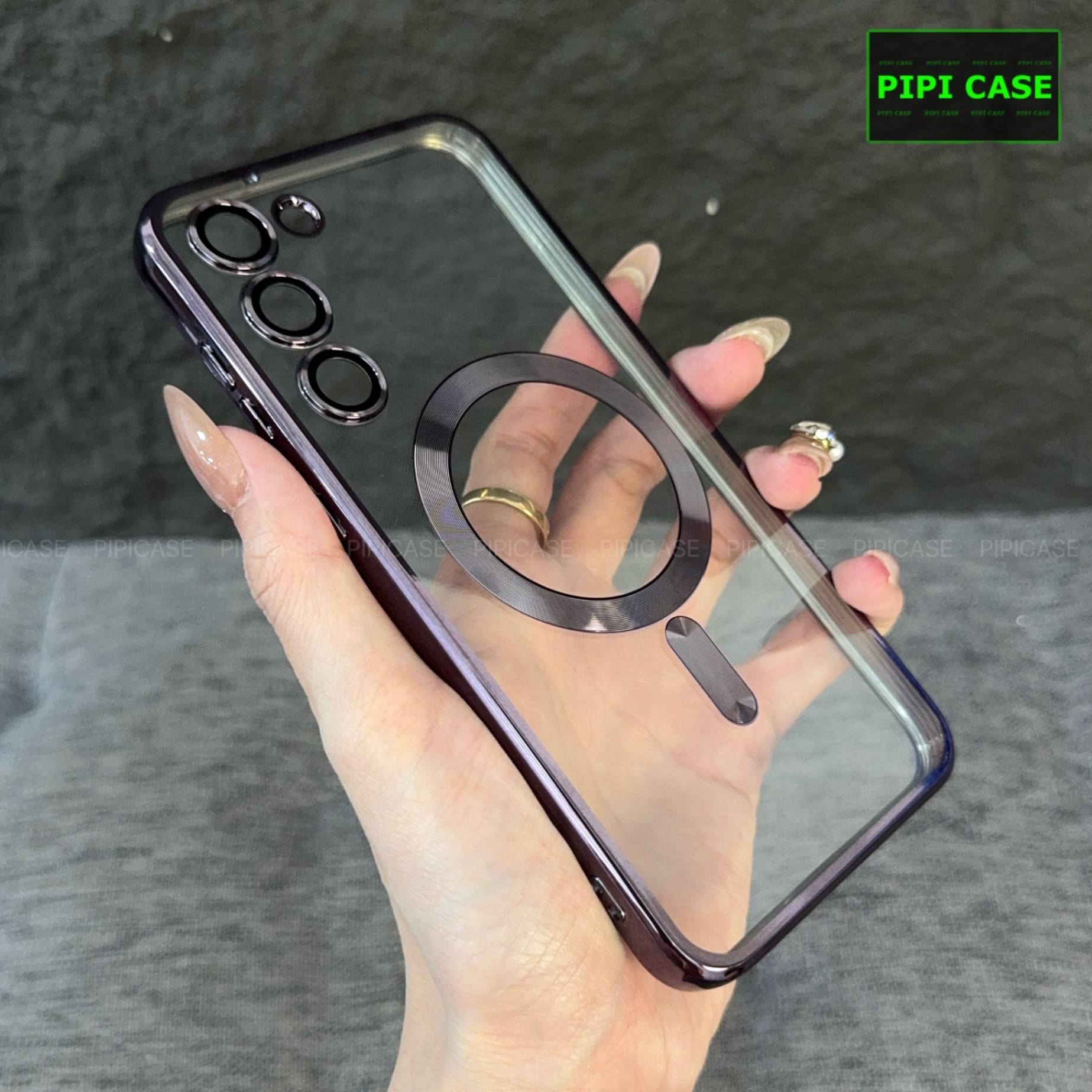 Ốp Lưng Samsung S23 Plus 5G - Ticker - Tím