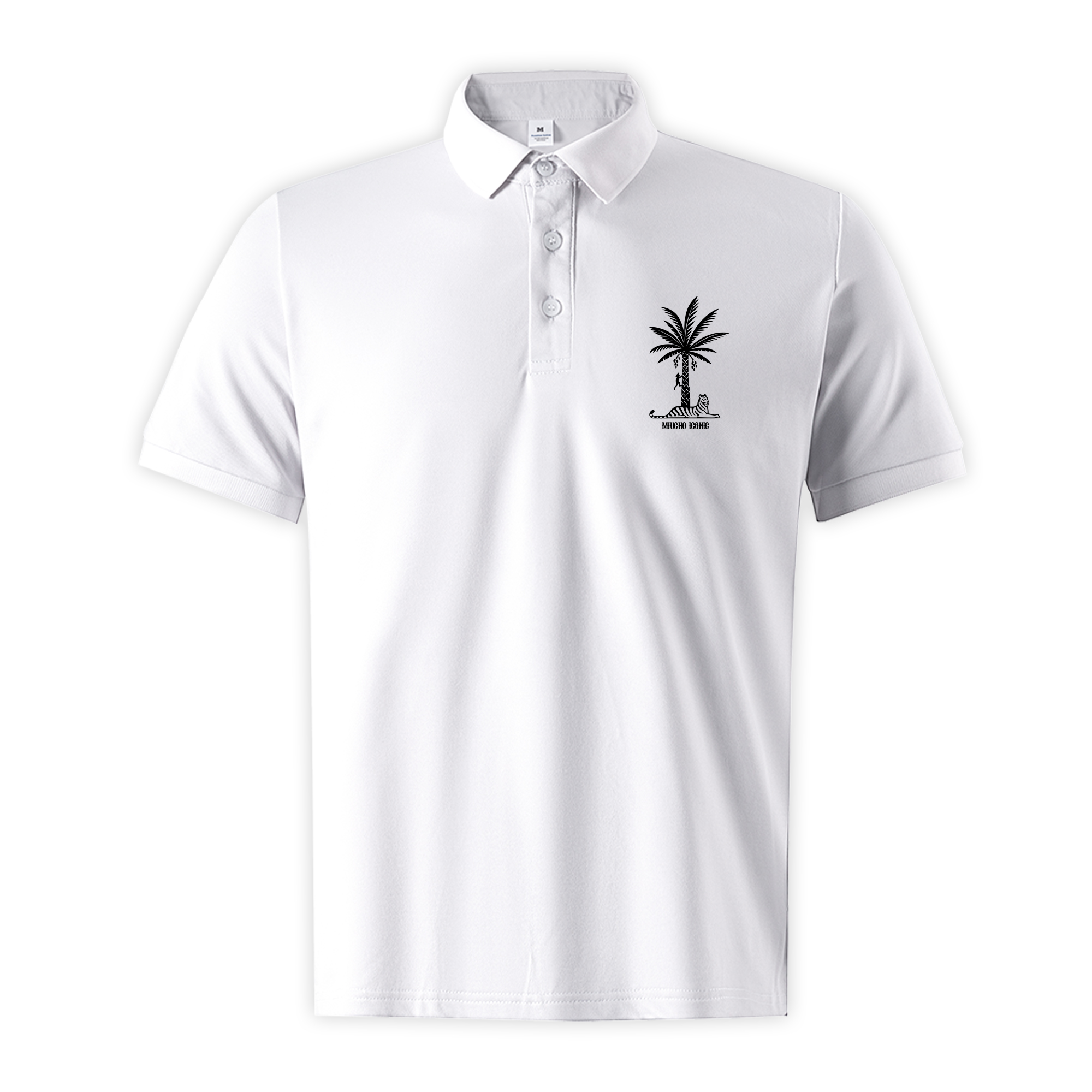 Áo polo cá sấu trẻ trung nam tính PLCSD2394 Miucho Iconic vải polyester thoáng mát cổ trụ in artwork_thumbnail_0