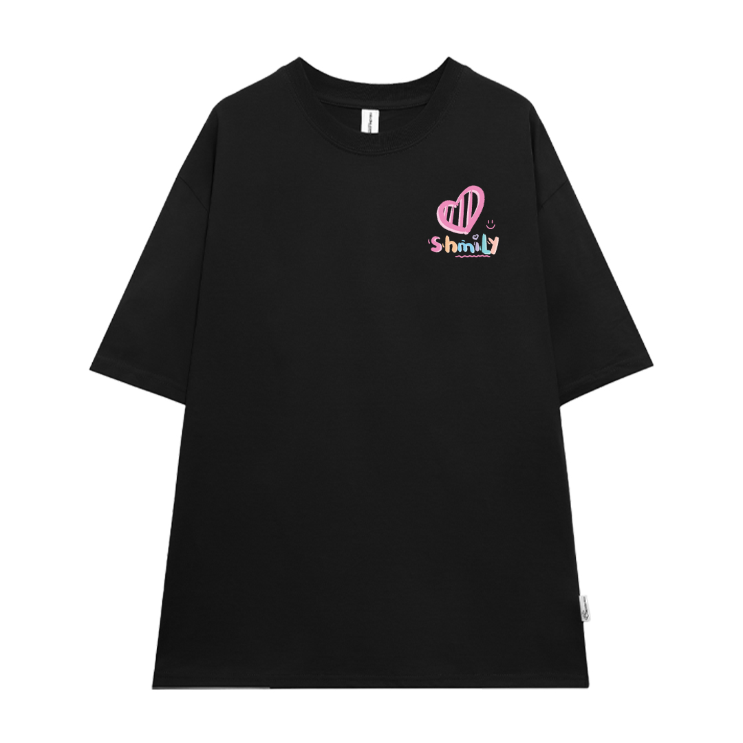 Áo thun cặp nam nữ đôi form rộng vải cotton co giãn thoáng mát ATD1666 Miucho in mix_thumbnail_8