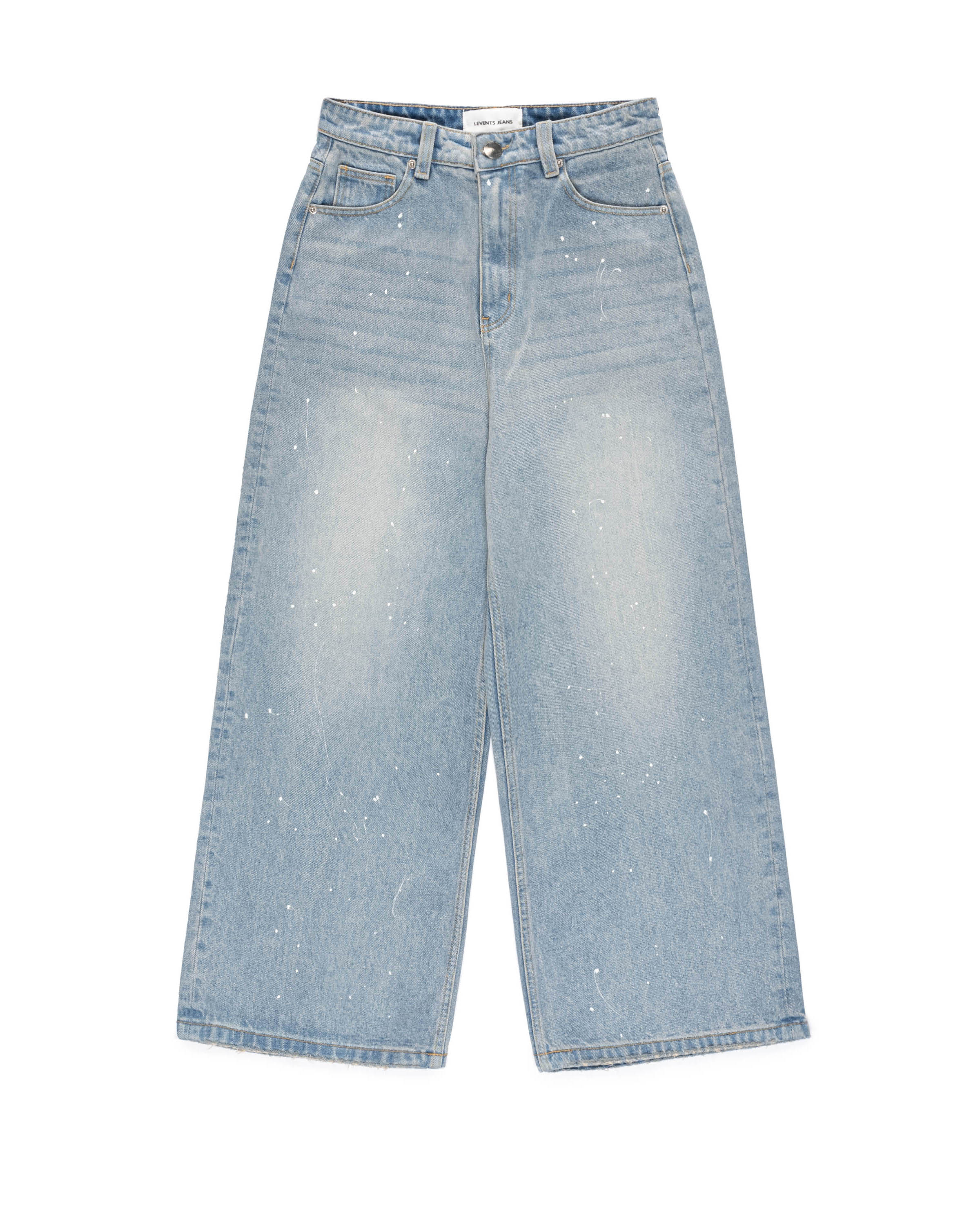 Levents® x Hello Kitty | Splatter Baggy Jeans/ Blue