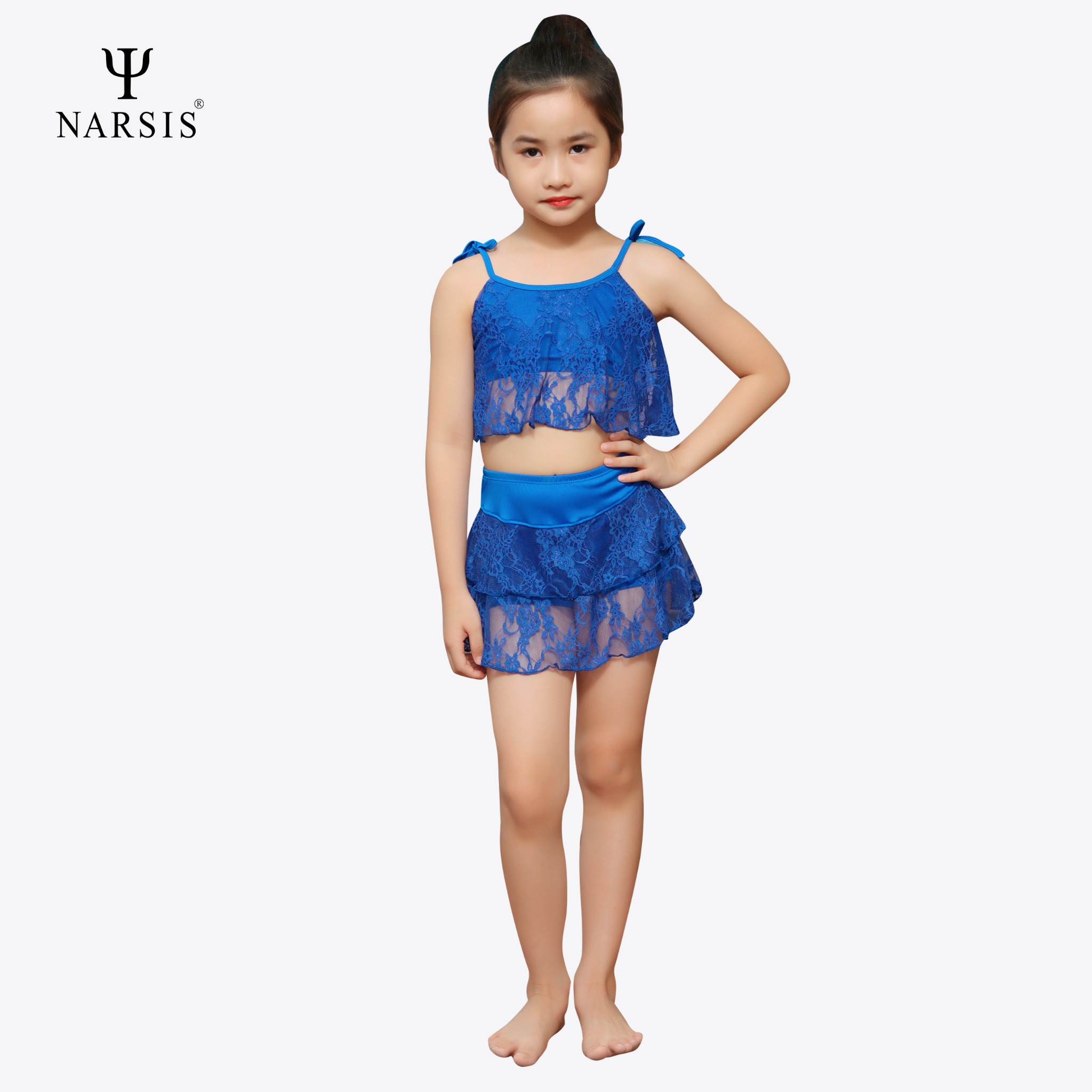 BỘ BƠI BÉ GÁI KA0004 NARSIS CHẤT LIỆU THOÁNG MÁT, DỄ CHỊU, THOẢI MÁI CẢ NGÀY, DỄ VẬN ĐỘNG_thumbnail_2