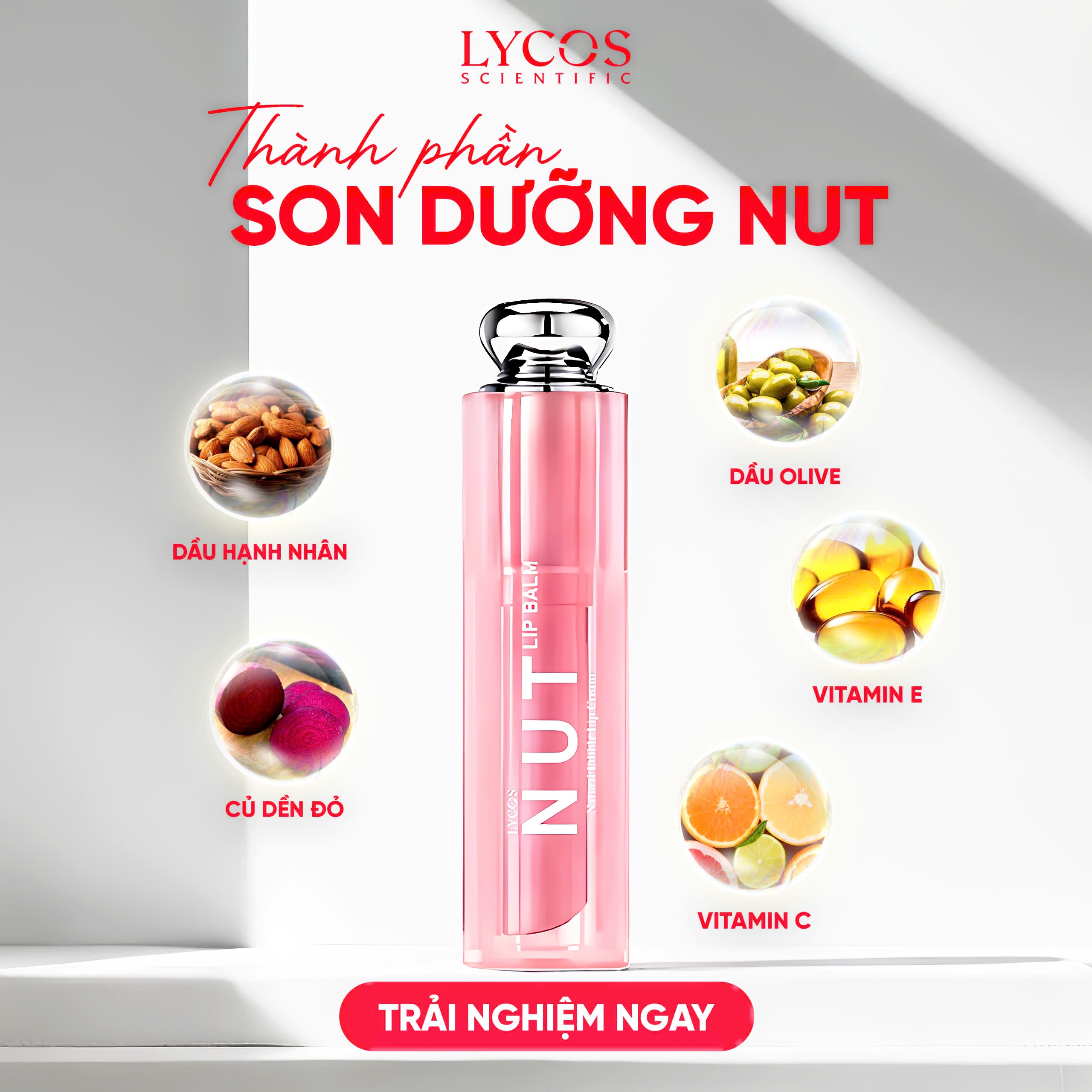 Son Dưỡng LYCOS Lip Balm Nut Dưỡng Ẩm, Làm Mềm & Cho Đôi Môi Tươi Tắn 10g_thumbnail_7