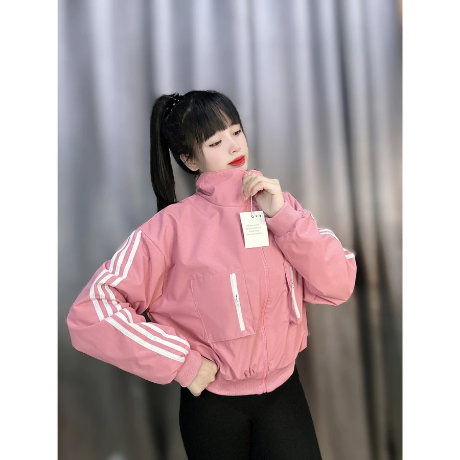 M139 - Áo Khoác Nữ Lót Lông- Trần Bông Dày - Có Mũ và Không Mũ -mũ tháo rời_thumbnail_6