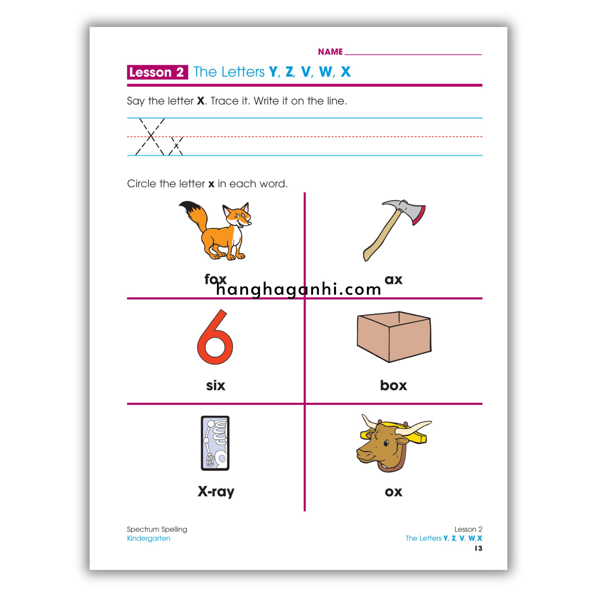 Sách Spectrum Spelling Workbook Grade K_thumbnail_6