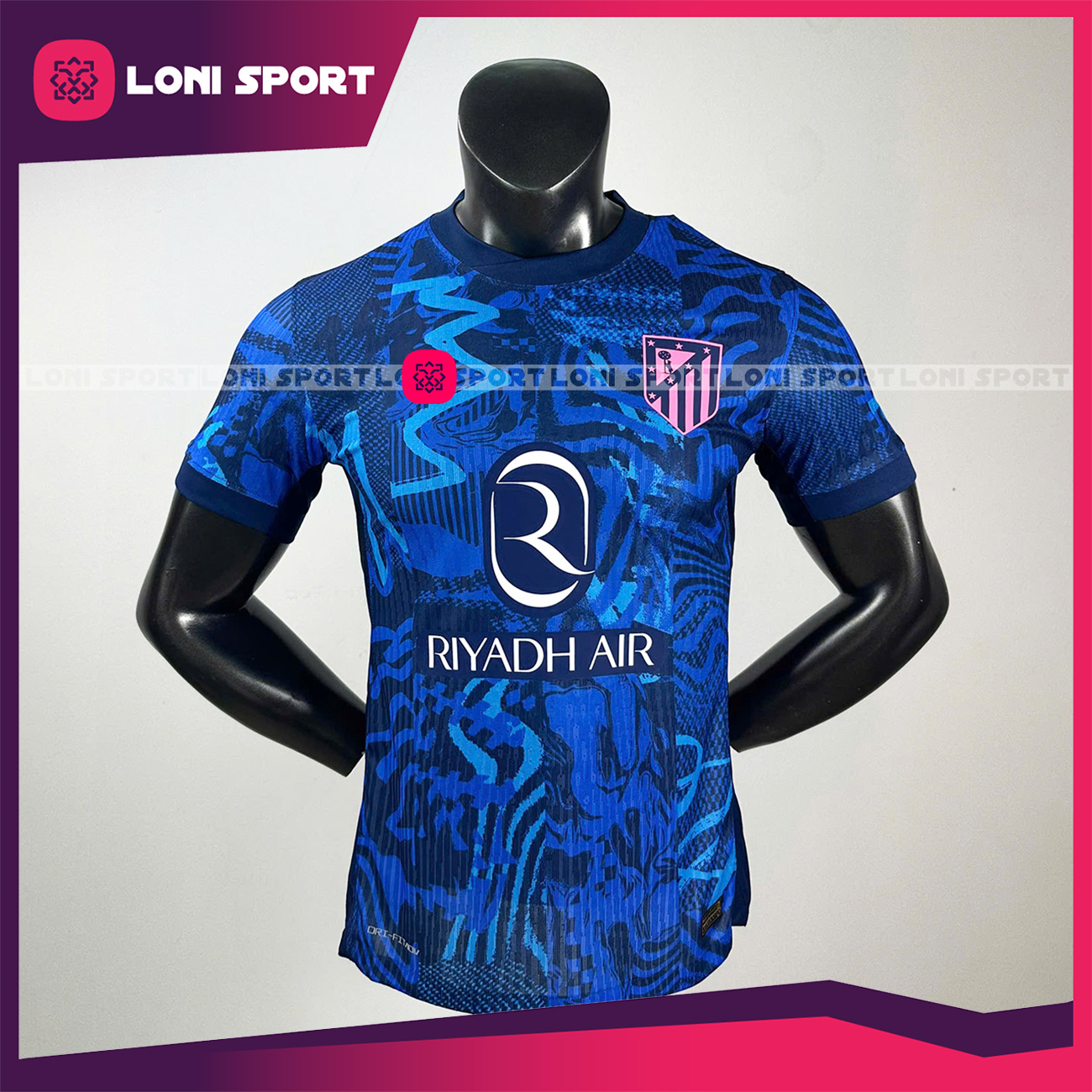 Áo Atletico Madrid 3rd xanh 24/25 SF