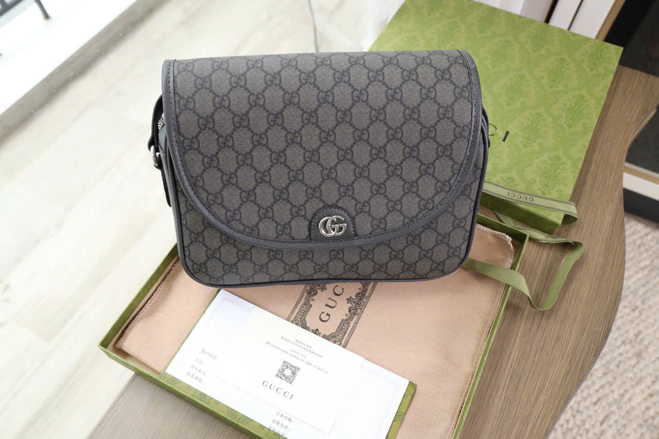 Túi đeo chéo Gucci Messenger Handbag màu xám_thumbnail_2