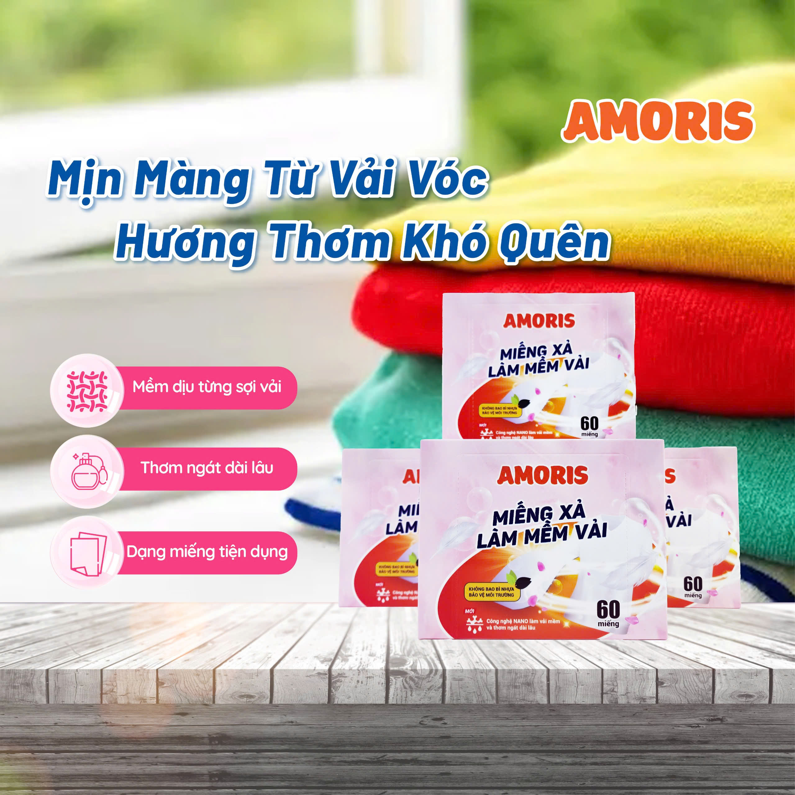 Hộp Miếng xả (60 tờ/hộp) Amoris - HHAMI05_thumbnail_3