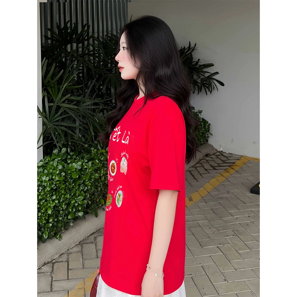 Áo thun nam nữ form rộng Du Xuân Bính Ngọ Miucho vải thoáng mát in mix sắc nét 2936_thumbnail_9