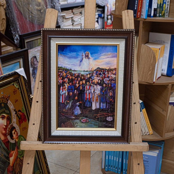 Tranh Canvas Các thánh tử đạo Việt Nam 30x40cm