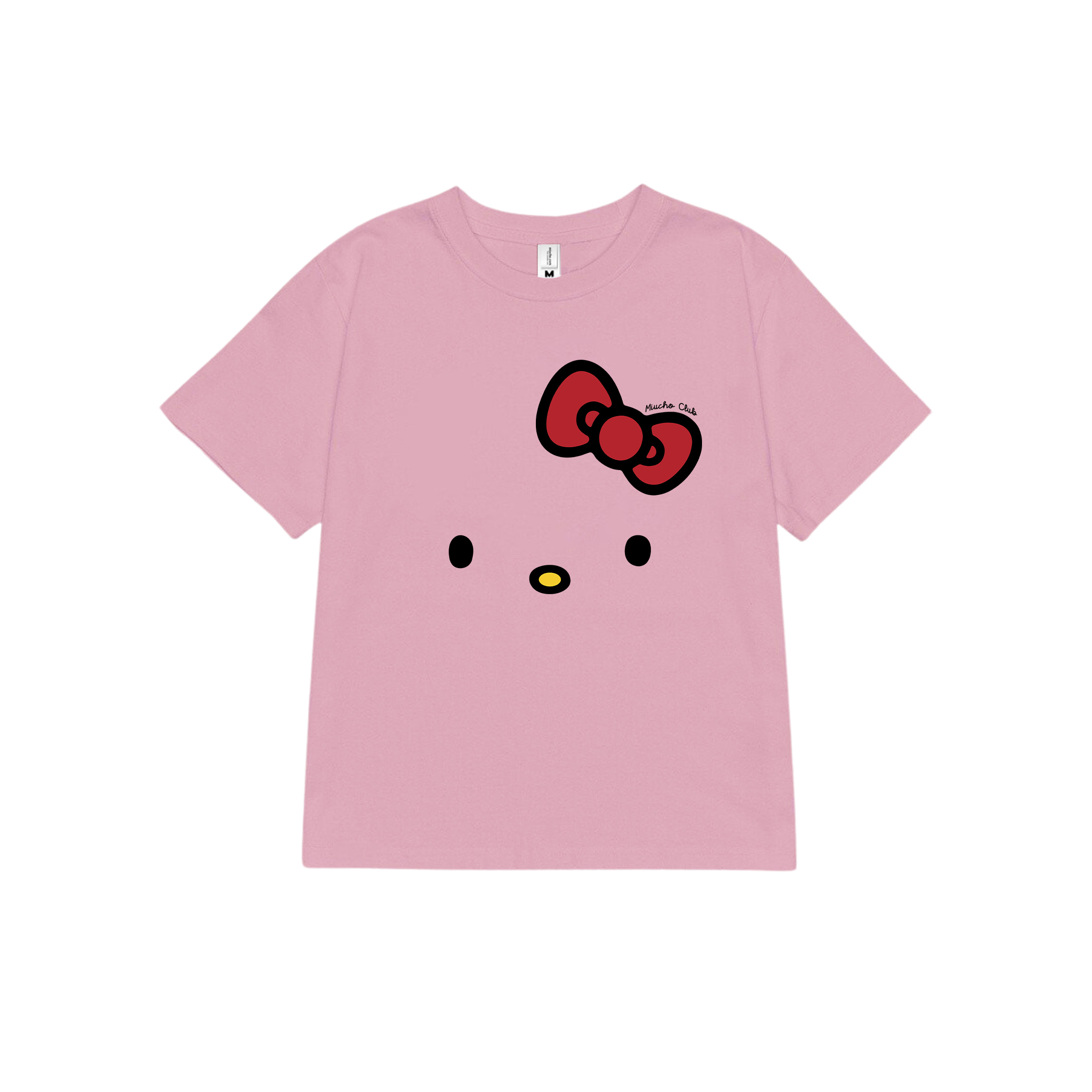 Áo thun baby tee mặt mèo đễ thương ABD1361 Miucho cổ tròn form rộng in mix