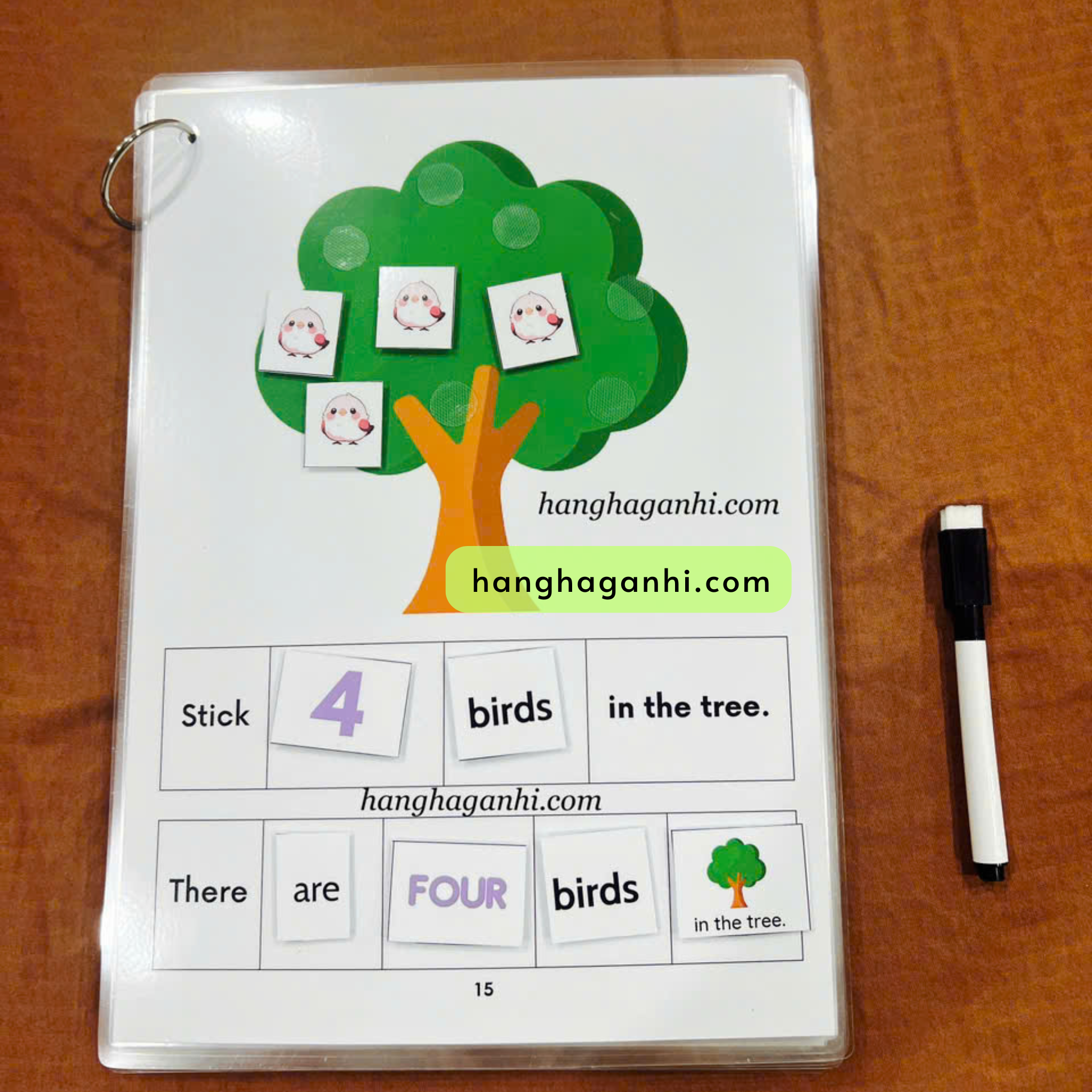 Học liệu My first number bóc dán tặng kèm bút viết xoá_thumbnail_5