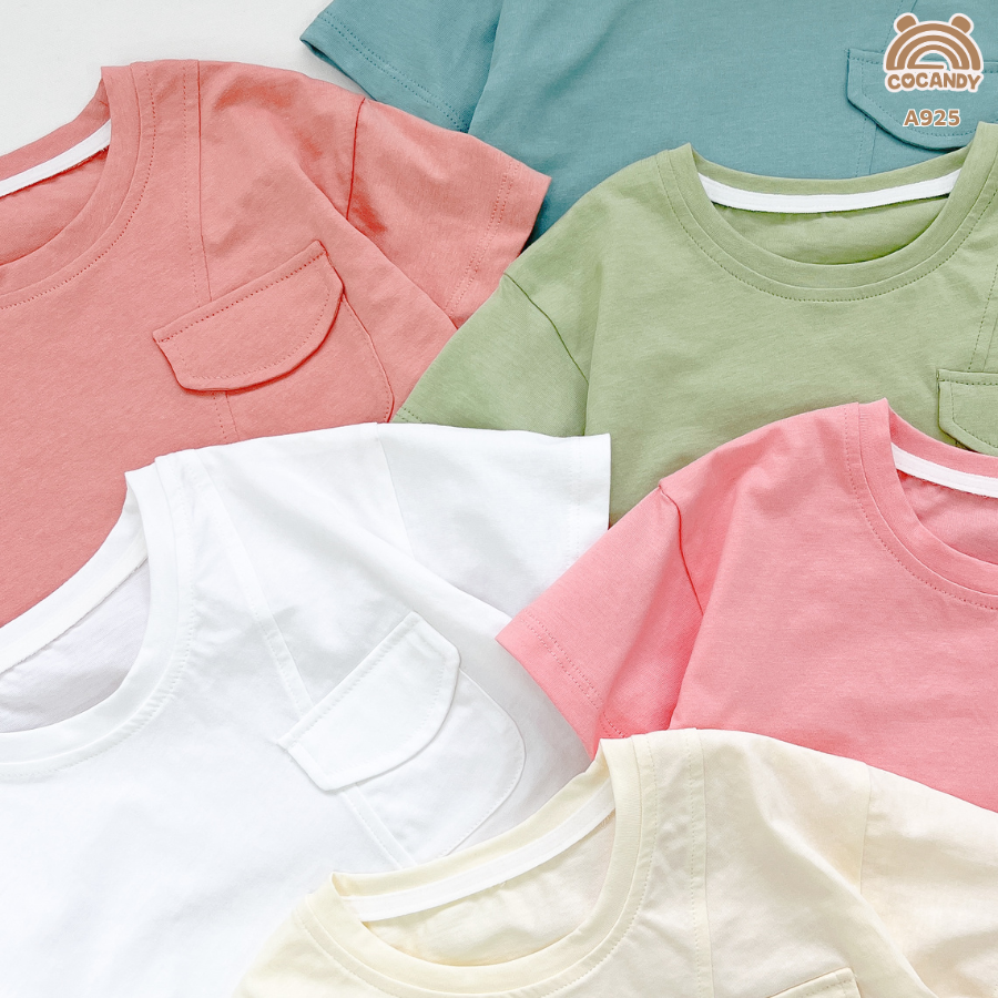 Áo cộc HỒNG ĐẬM phối đáp sườn túi ngực có nắp_thumbnail_2