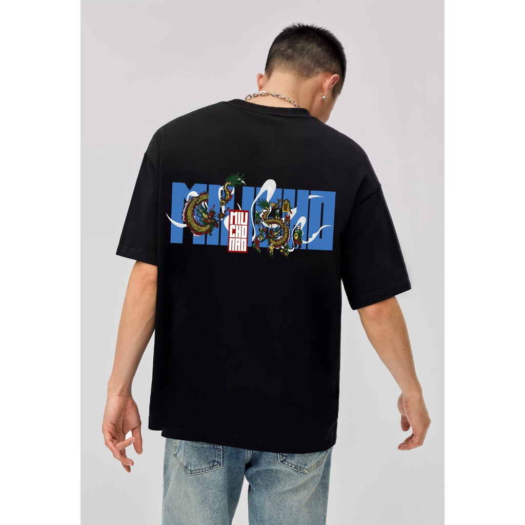 Áo thun nam form rộng 12 con giáp tuổi Thìn ( tuổi rồng) ATD442 Miucho Man cotton cổ tròn ingraphic_thumbnail_3