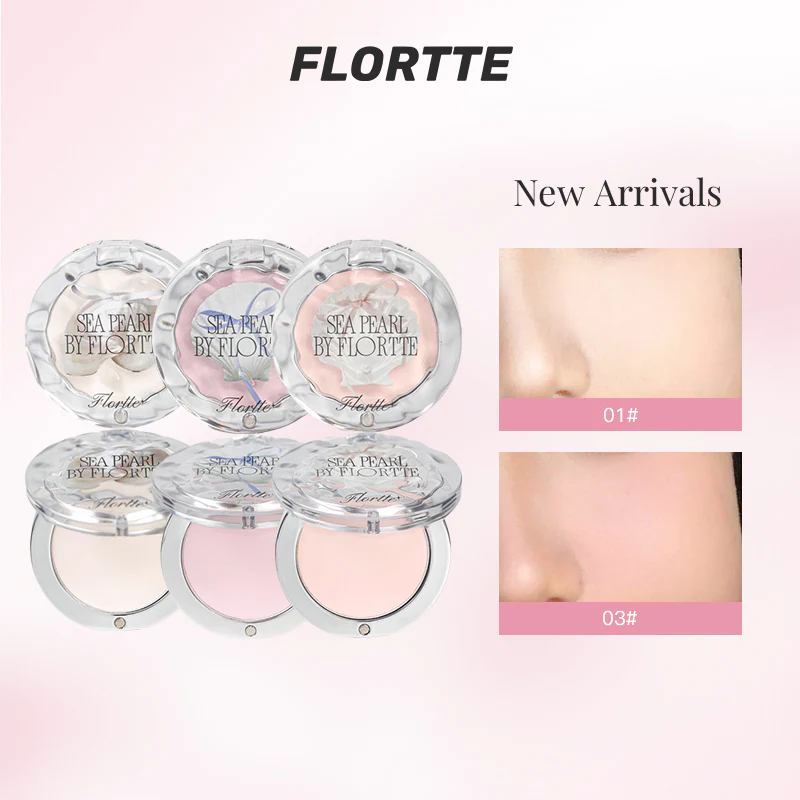 [FLORTTE] Phấn highlight lì Flortte x Sea Pearl 4g