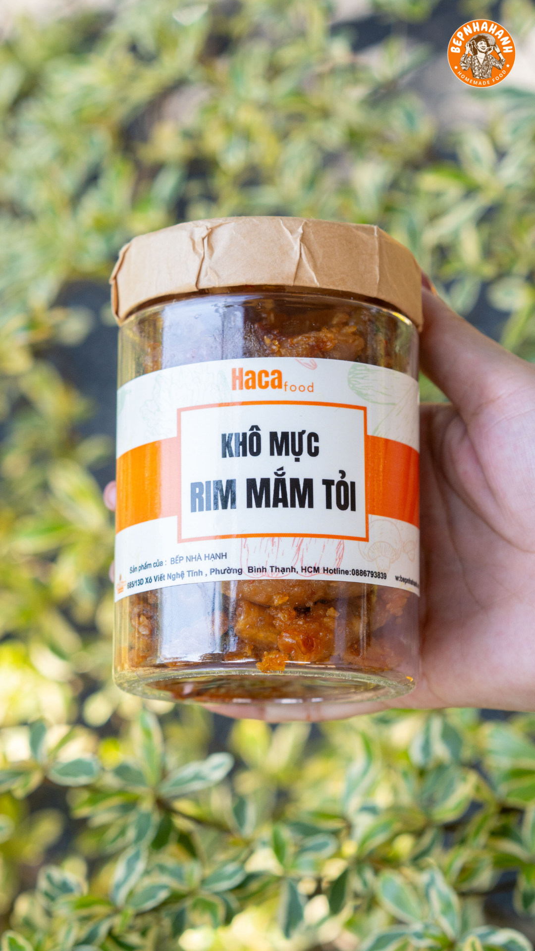 khô mực rim mắm tỏi