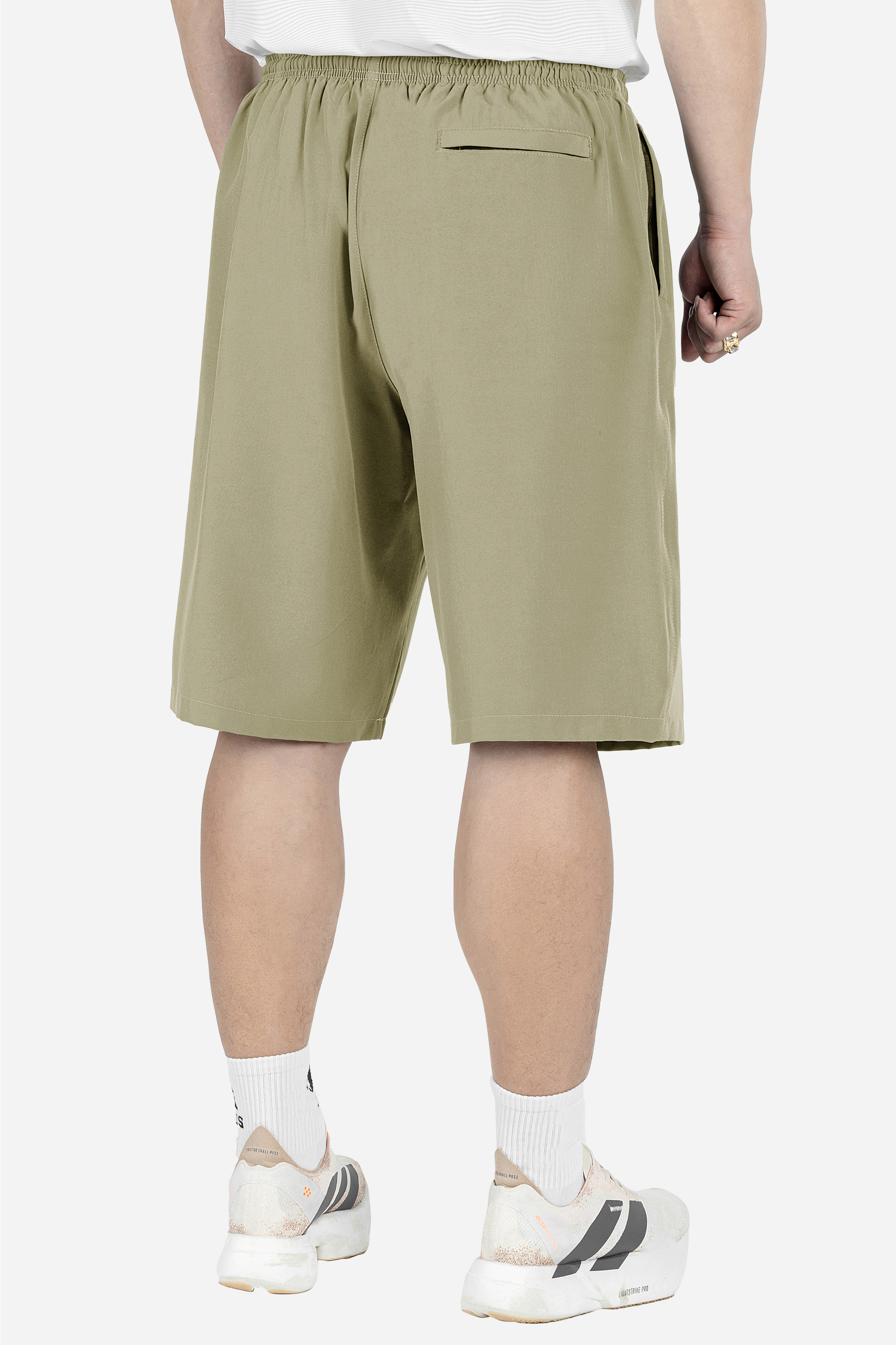 Quần Soọc Gió Exdry Nam Trung Niên ANCHI Dáng Suông Dài Qua Gối Màu Ghi Đậm_thumbnail_58