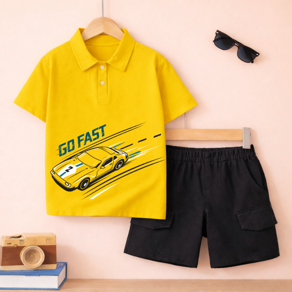 Set bộ Polo bé trai hình Oto Go Fast - Loza Kids BU629_thumbnail_7