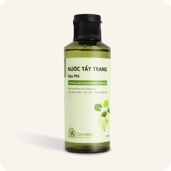 Nước Tẩy Trang Rau Má Dành Cho Da Dầu Mụn