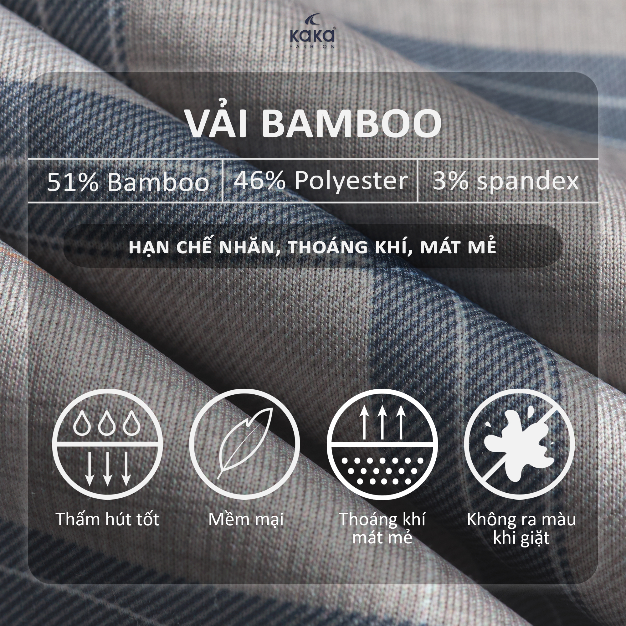 Áo Sơ Mi Kaka Bamboo co giãn sọc ô lớn_thumbnail_4