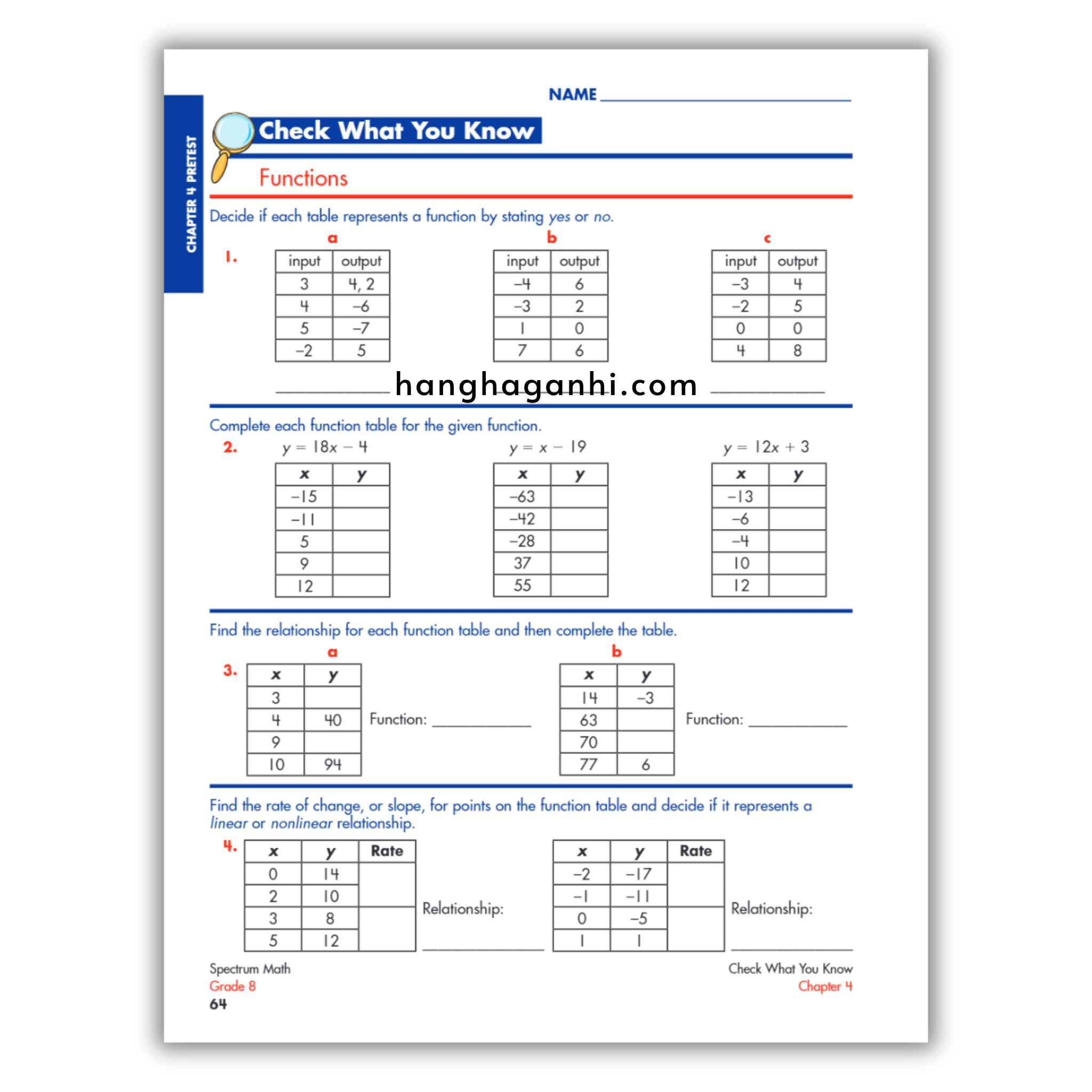 Spectrum Math Workbook Grade 8- Sách Toán Tiếng Anh cho bé lớp 8_thumbnail_17