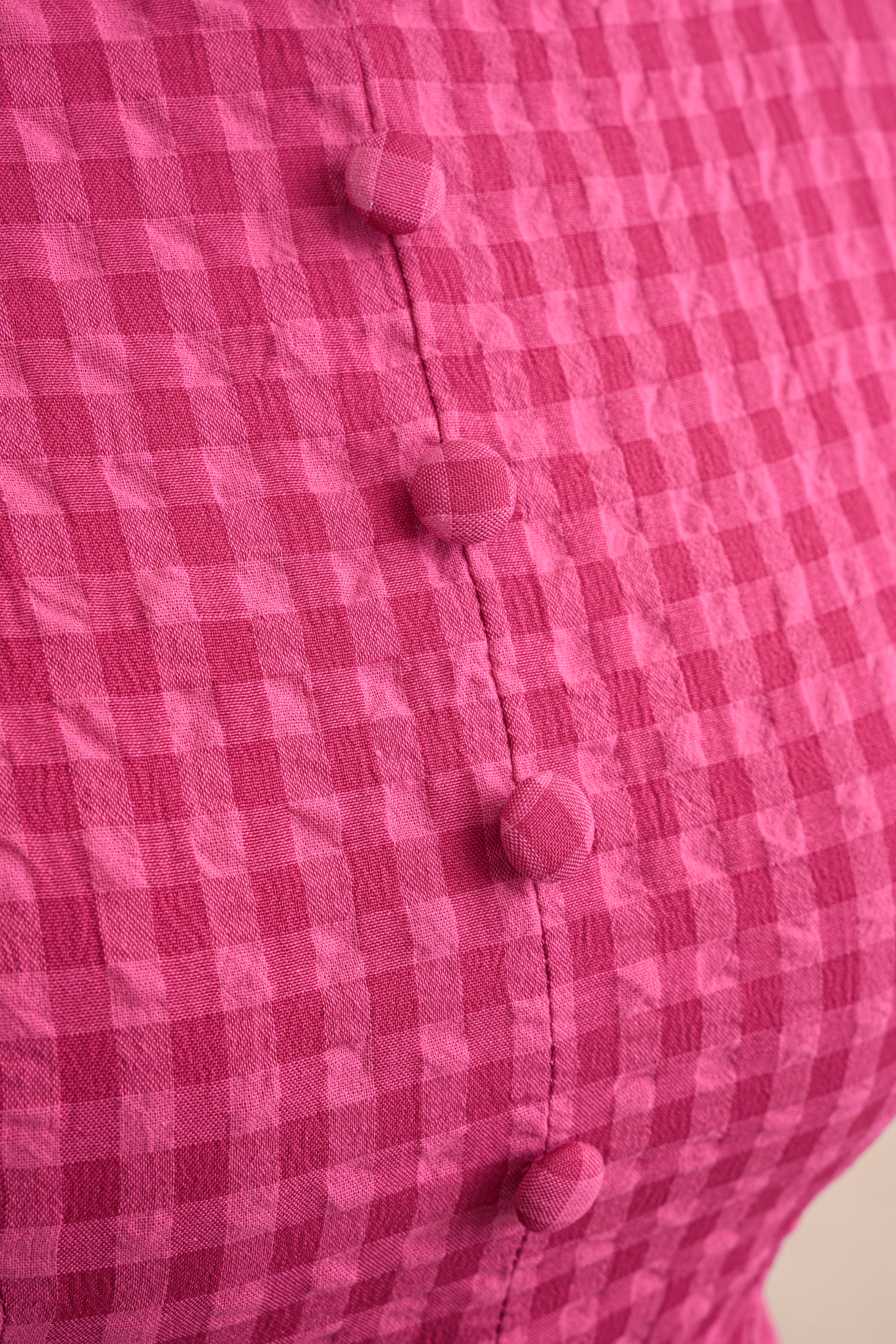 Đầm Xoè Caro Cúc Dọc_thumbnail_2