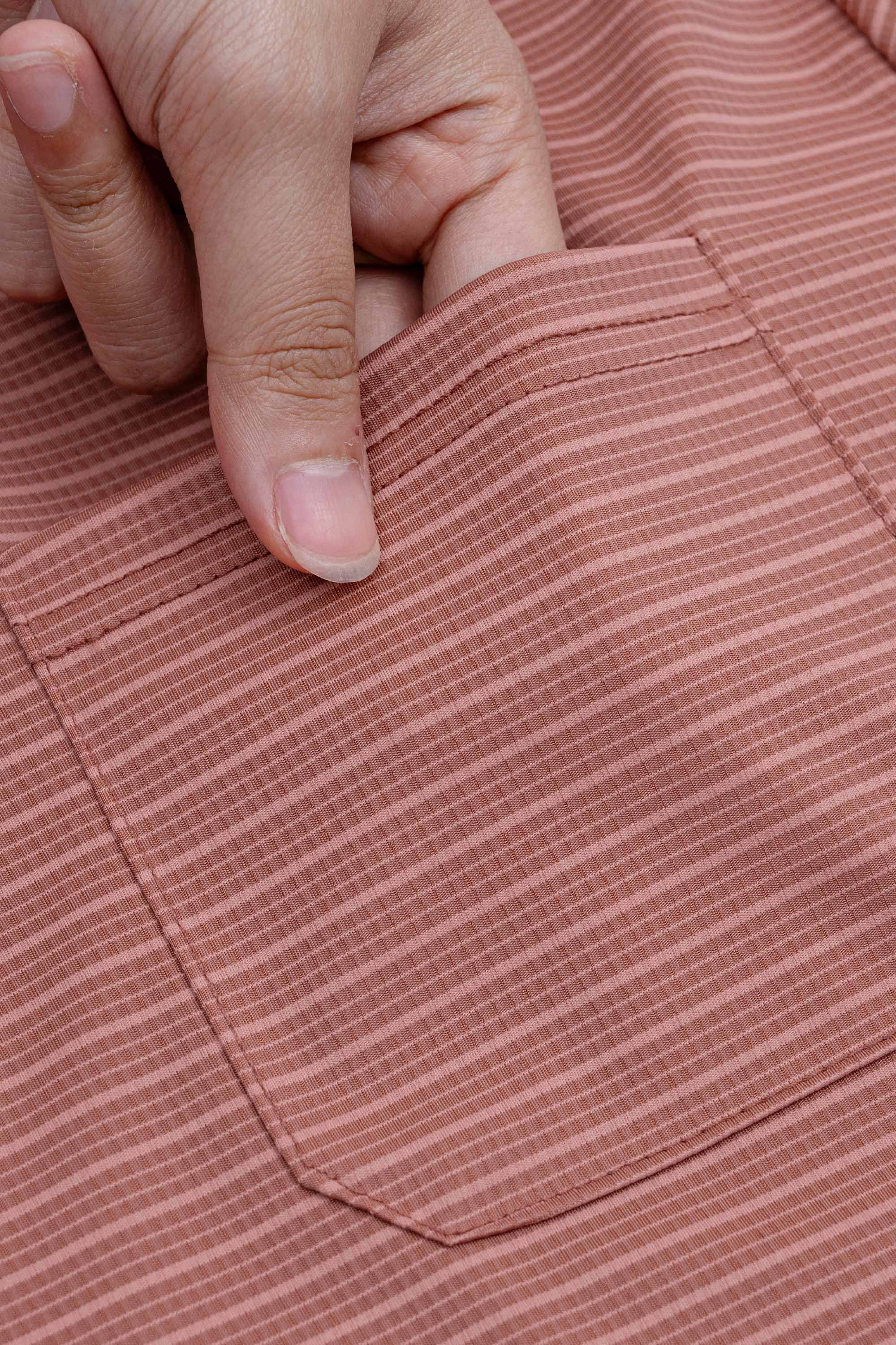 Áo Polo Túi Ngực Nam Trung Niên ANCHI Chất Liệu Cotton Cao Cấp Có Xẻ Tà