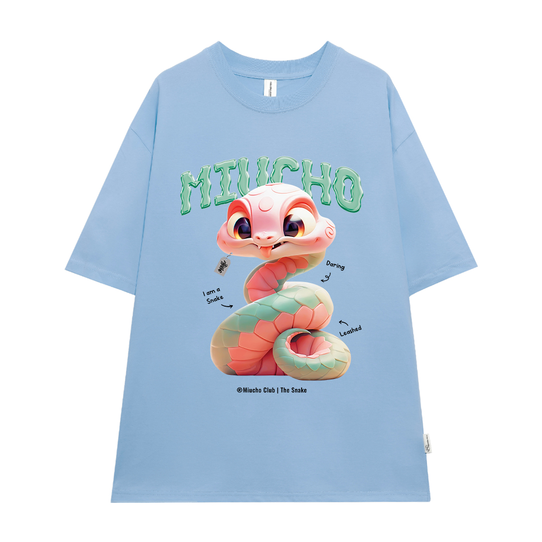 Áo thun form rộng 12 con giáp tuổi Tỵ ATD1246 Miucho tay ngắn cổ tròn in mix_thumbnail_17