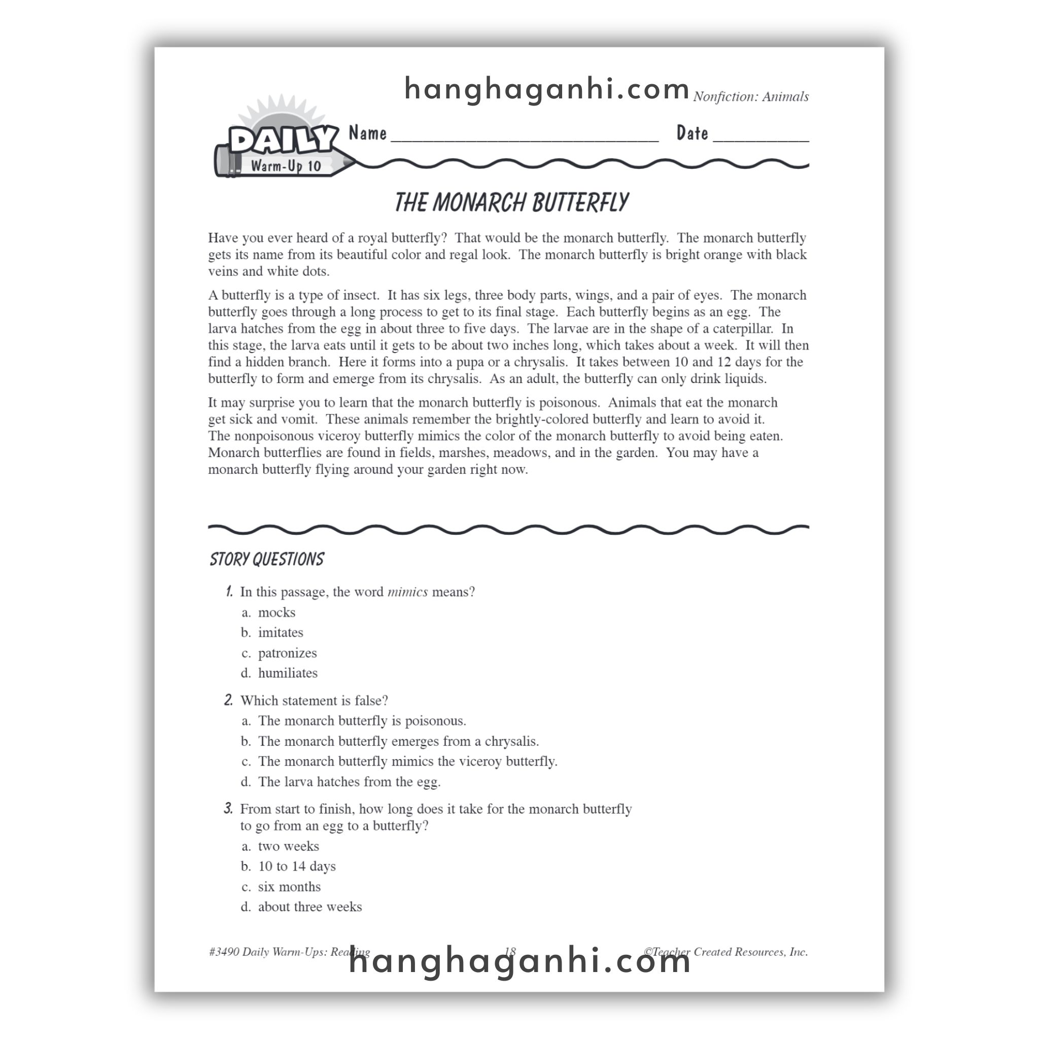 Sách Daily Warm Ups Reading Grade 4_thumbnail_7