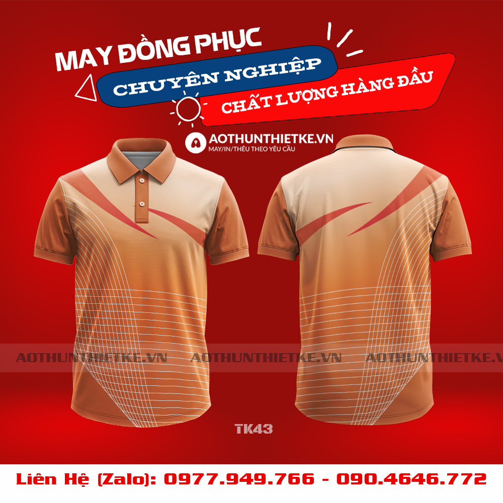 Áo Đồng Phục 3D TK43