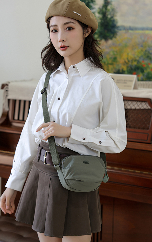 Túi đeo chéo nữ Nylon nhẹ Túi đeo vai nữ thời trang hình con sò thích hợp cho du lịch và sử dụng hàng ngày {TDC-NY-08}_thumbnail_21