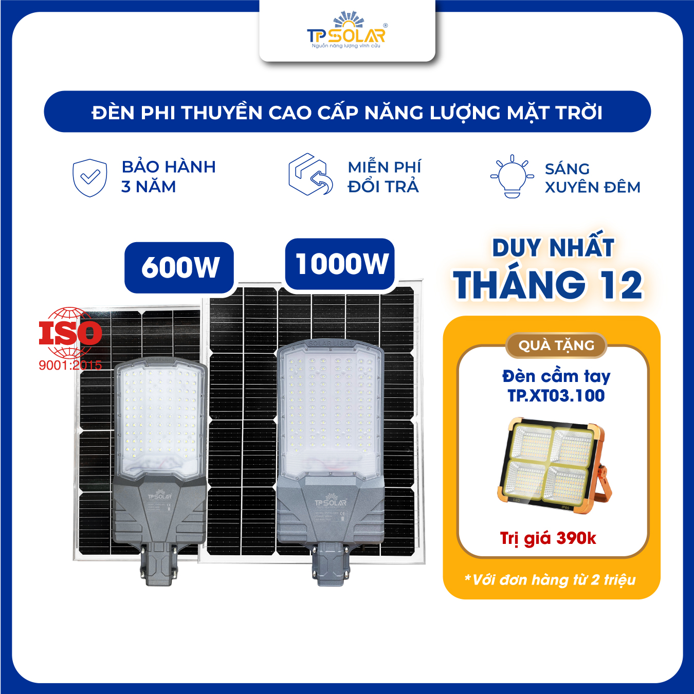 Đèn phi thuyền cao cấp năng lượng mặt trời