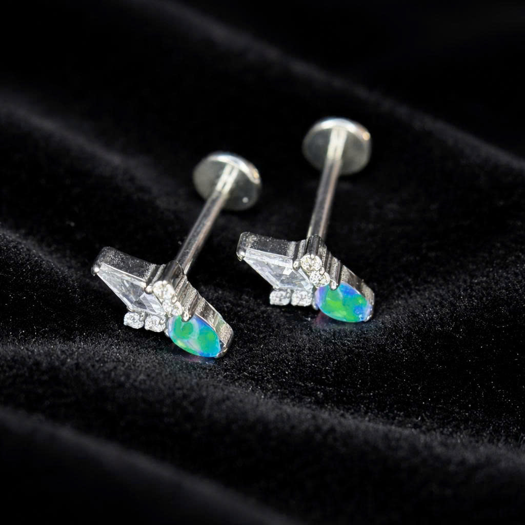 Khuyên kiểu titan hình thoi 2 loại đá_thumbnail_3