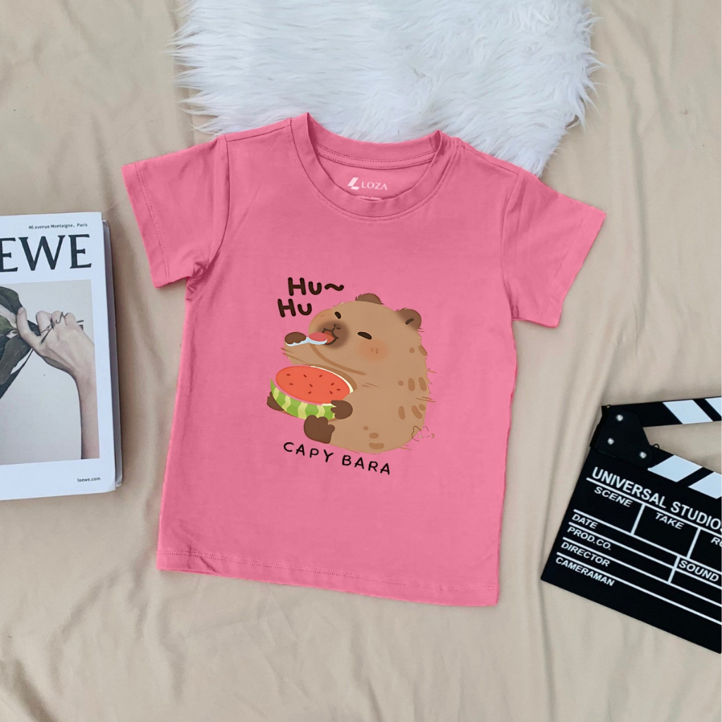 Áo thun trẻ em in hình Capybara - Loza Kids G0201_thumbnail_8