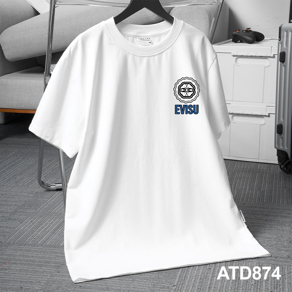 Áo thun Evisu nam chất form rộng local brand ATD874 Miucho Iconic tay ngắn vải cotton cổ tròn in mix_thumbnail_3