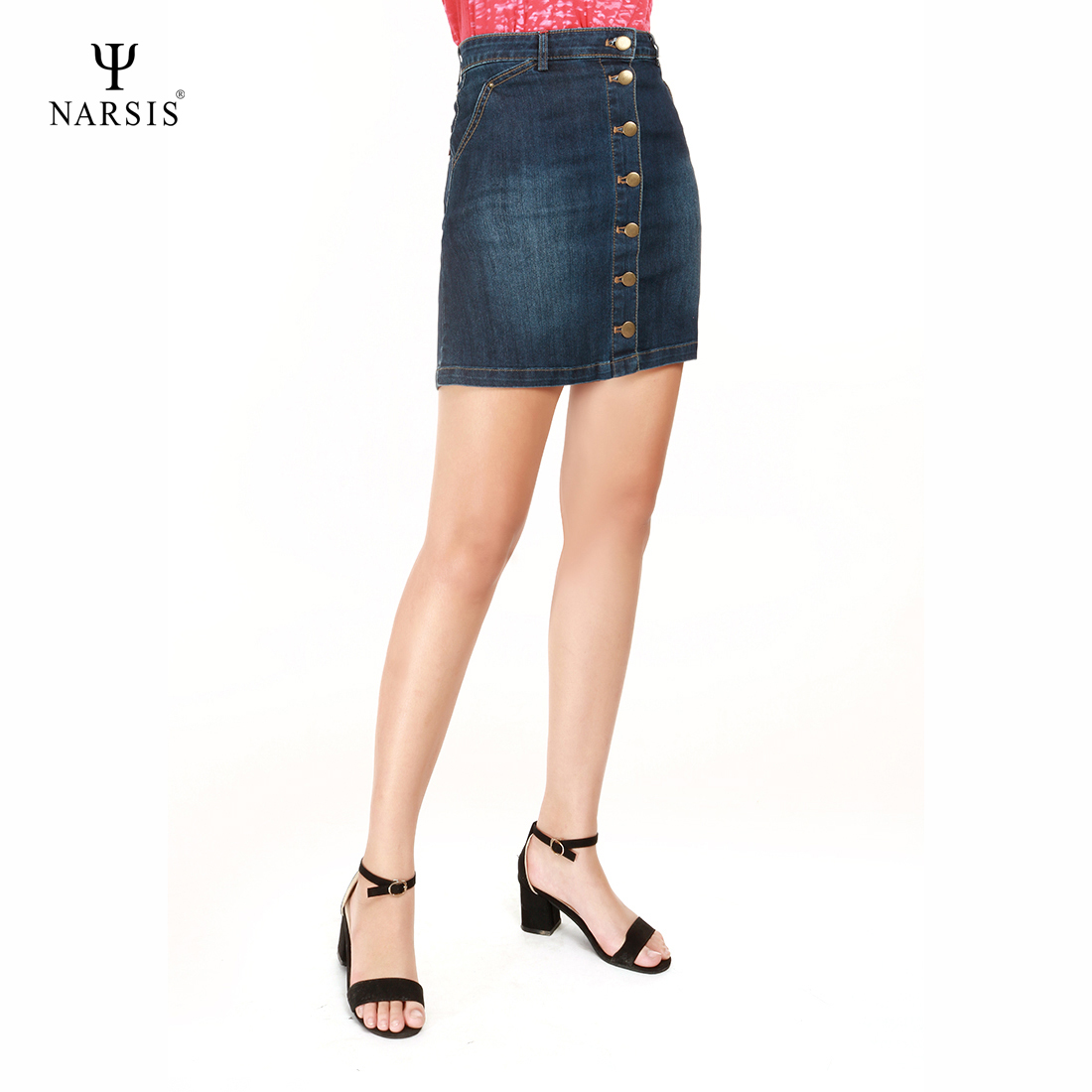 VÁY JUYP CHỮ A - B7013 NARSIS CHẤT LIỆU JEAN BỀN BỈ, CÁ TÍNH, TRẺ TRUNG, THỜI TRANG