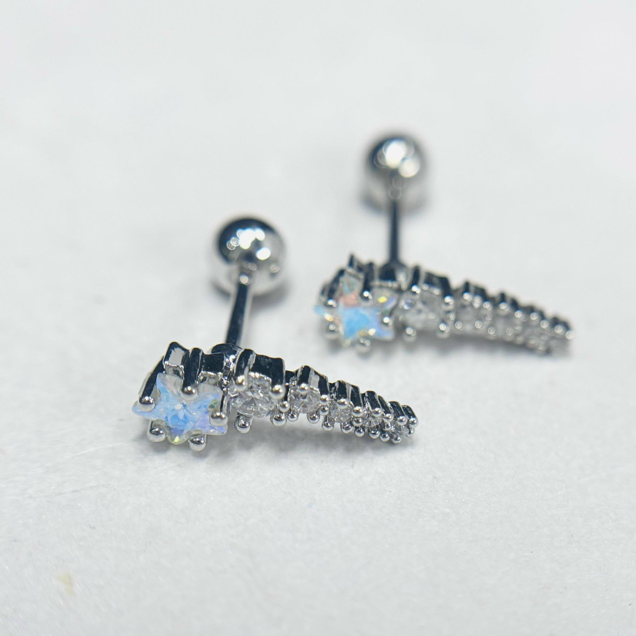 Khuyên kiểu chòm sao 7 màu bi vặn