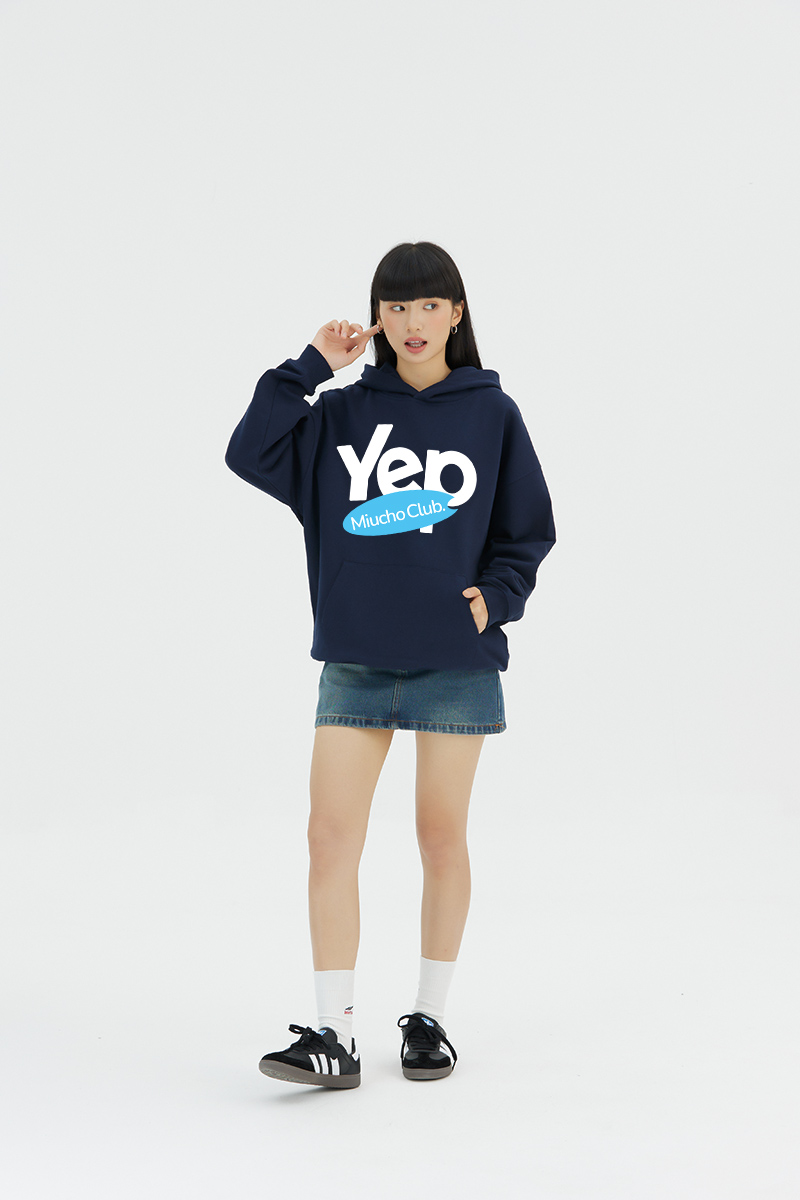 Áo hoodie nữ form rộng local brand HDD1614 Miucho vải nỉ chân cua dày dặn mũ tròn in typography_thumbnail_6